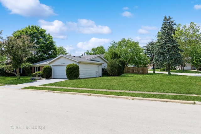 5S730 Malibu Ln, Naperville, IL 60540 - ranch-style home featuring an attached garage and concrete driveway