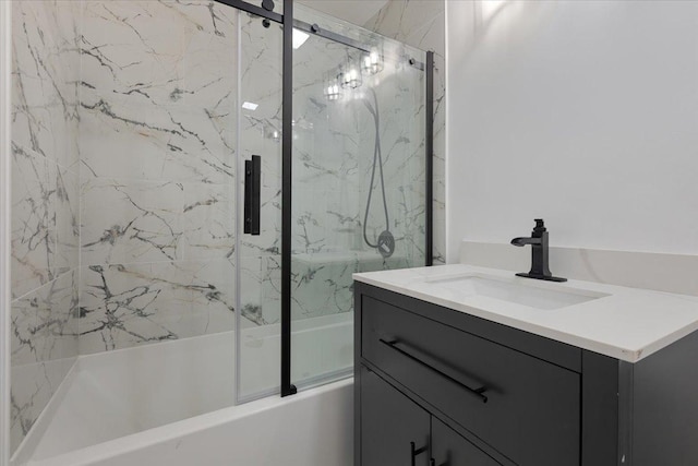 8916 Kenneth Dr Unit 1E, Des Plaines, IL 60016 - full bath with enclosed tub / shower combo and vanity