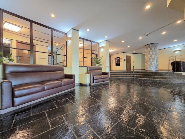 6833 N Kedzie Ave Unit 816, Chicago, IL 60645 - building lobby with a security system and recessed lighting