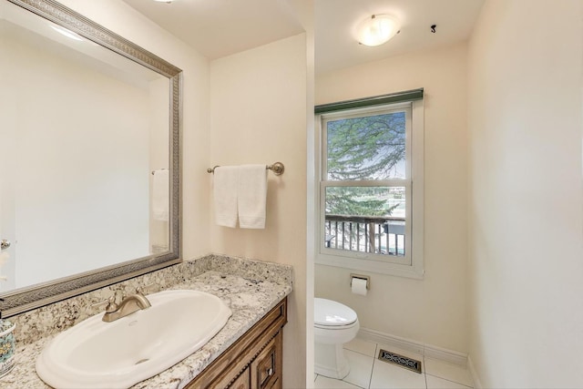4116 N Terramere Ave, Arlington Heights, IL 60004 - bathroom with vanity and tile patterned floors