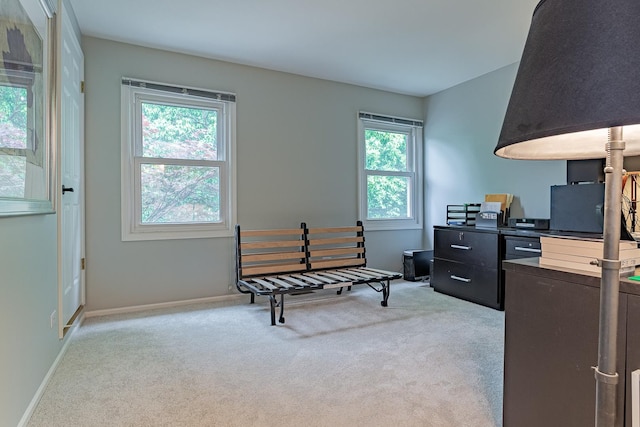 962 Thompson Blvd, Buffalo Grove, IL 60089 - home office featuring light carpet and healthy amount of natural light
