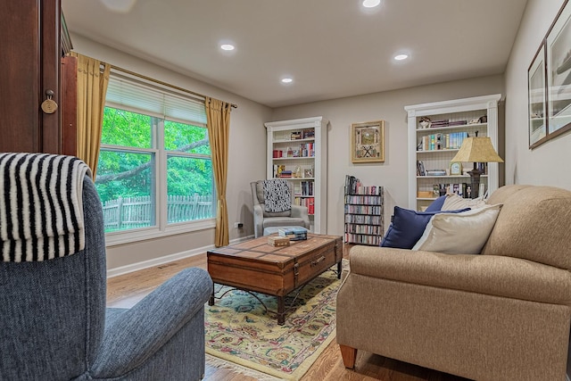 962 Thompson Blvd, Buffalo Grove, IL 60089 - living room with recessed lighting and wood finished floors