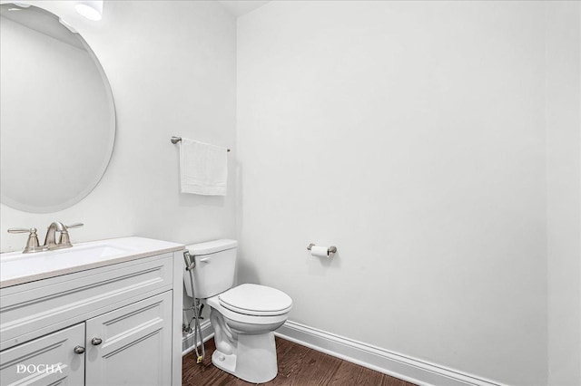 4327 Conifer Rd, Naperville, IL 60564 - half bath featuring wood finished floors and vanity