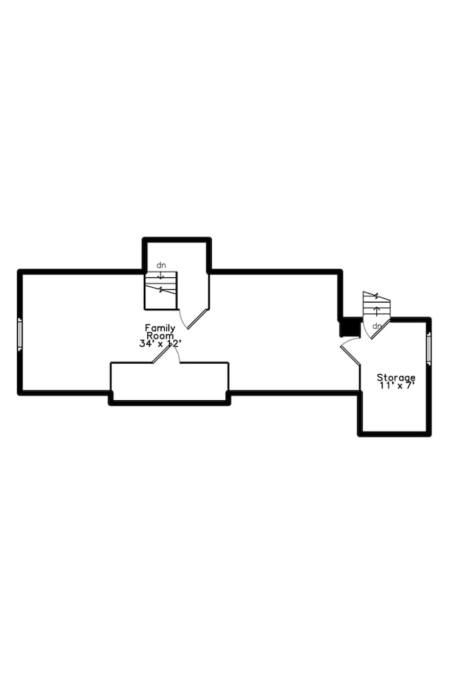 2340 W 19th St, Chicago, IL 60608 - view of room layout