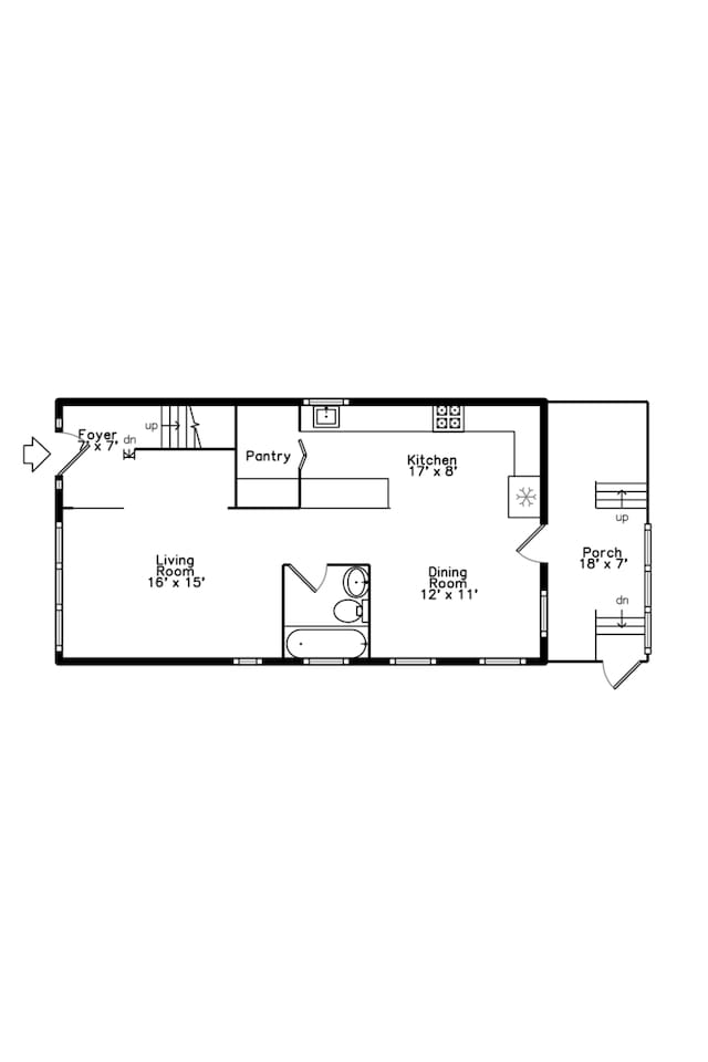 2340 W 19th St, Chicago, IL 60608 - view of home floor plan