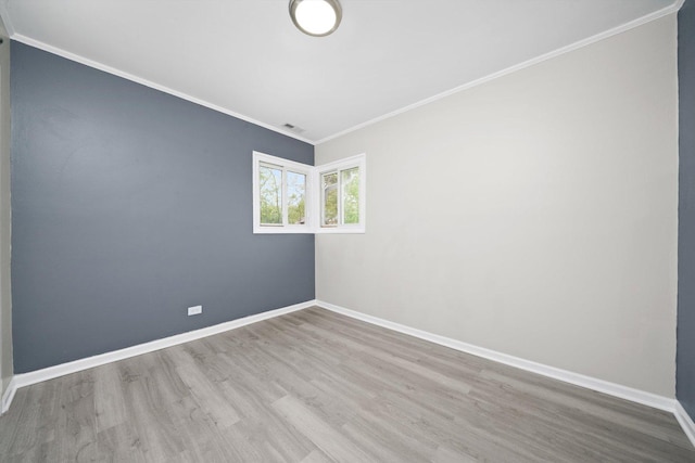 202 Allegheny St, Park Forest, IL 60466 - unfurnished room with wood finished floors and ornamental molding