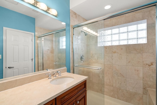 1031 N Mozart St Unit 2, Chicago, IL 60622 - bathroom featuring vanity and a shower stall