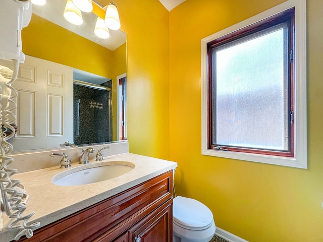 1031 N Mozart St Unit 2, Chicago, IL 60622 - full bathroom with healthy amount of natural light, a stall shower, and vanity
