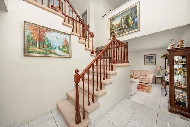 3 Lorraine Ave, Woodridge, IL 60517 - stairway with tile patterned floors