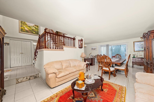 3 Lorraine Ave, Woodridge, IL 60517 - tiled living area featuring stairs