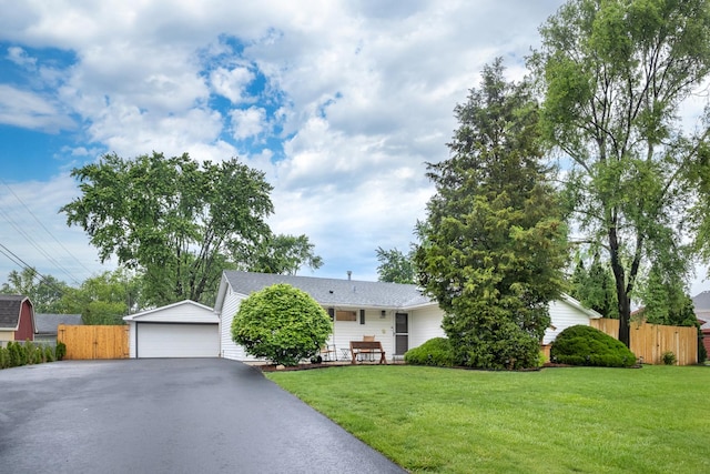 16430 S 89th Ave, Orland Park, IL 60462 - view of front of property featuring a garage and an outbuilding