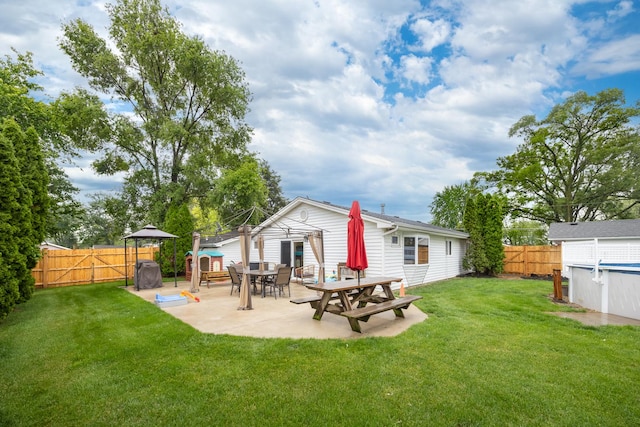 16430 S 89th Ave, Orland Park, IL 60462 - back of house with a fenced backyard and a patio