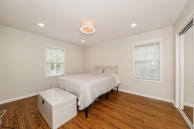 835 W 37th St Unit A, Chicago, IL 60609 - bedroom featuring wood finished floors and recessed lighting