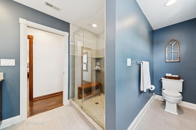 571 N Main St, Glen Ellyn, IL 60137 - full bath with a shower stall, vanity, and recessed lighting