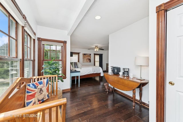571 N Main St, Glen Ellyn, IL 60137 - bedroom featuring baseboards and wood finished floors
