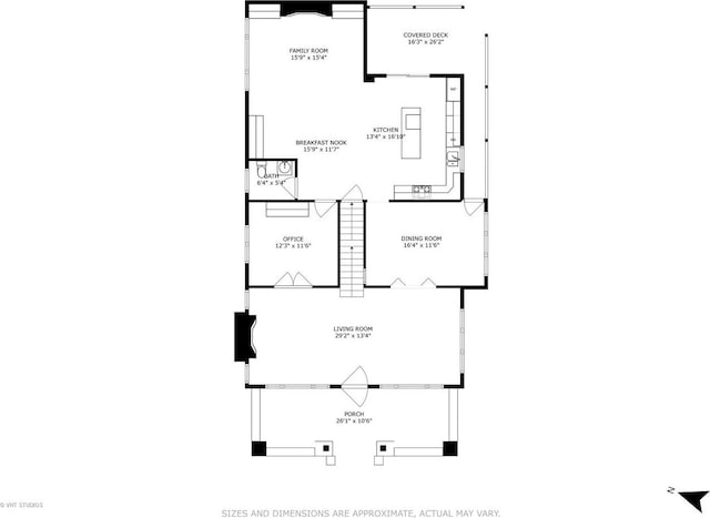 571 N Main St, Glen Ellyn, IL 60137 - view of floor plan / room layout