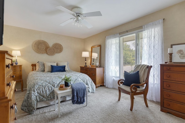 912 Eden Dr, Schaumburg, IL 60195 - bedroom with carpet flooring and a ceiling fan