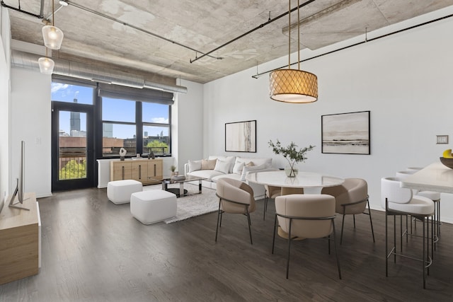 6 S Laflin St Unit 607, Chicago, IL 60607 - dining area with wood finished floors
