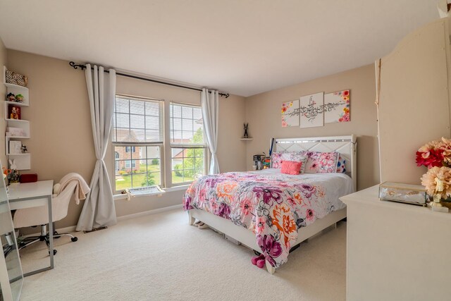 105 Black Hill Dr, Streamwood, IL 60107 - carpeted bedroom featuring baseboards and an office area