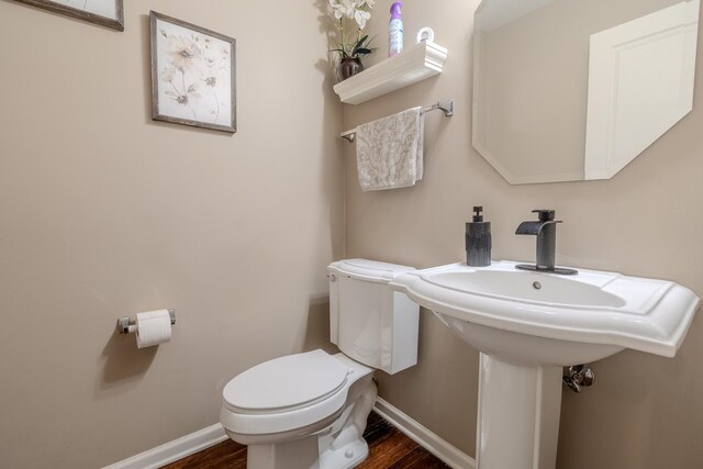 105 Black Hill Dr, Streamwood, IL 60107 - bathroom with wood finished floors