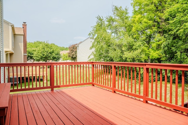 105 Black Hill Dr, Streamwood, IL 60107 - view of wooden terrace