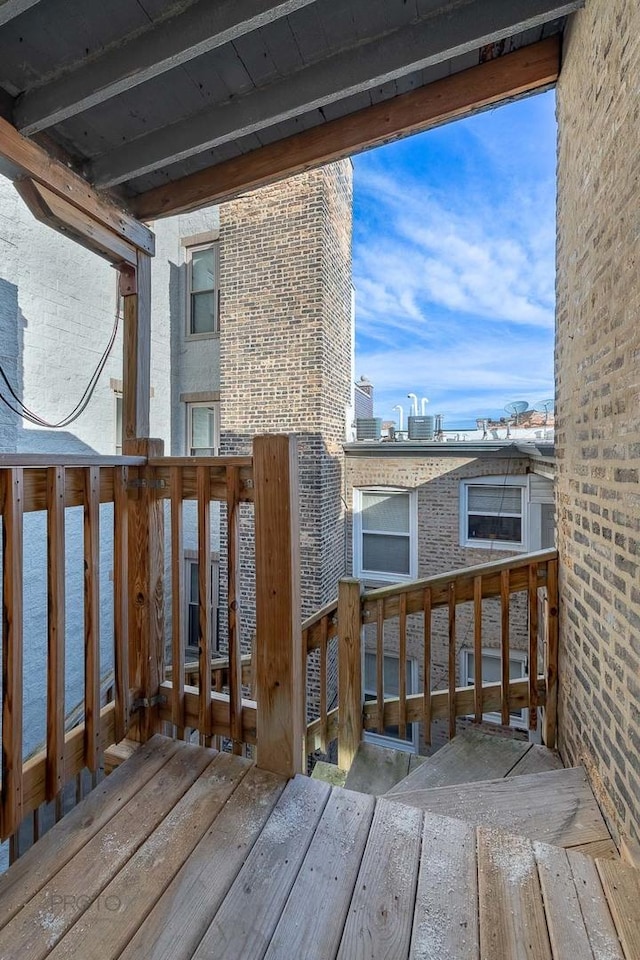 4752 N Albany Ave Unit 3, Chicago, IL 60625 - view of wooden terrace