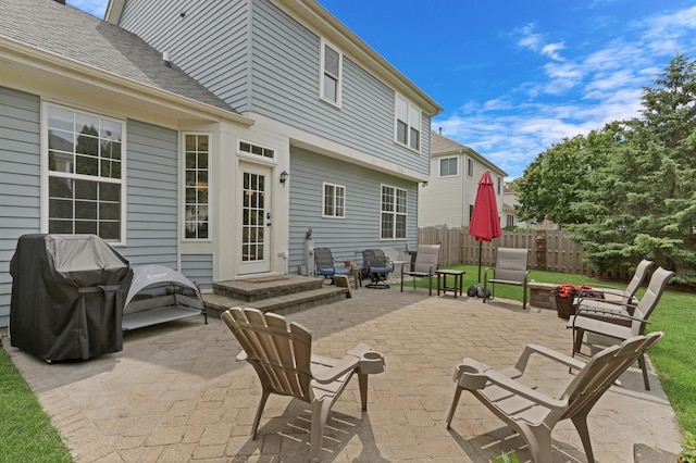 1312 Dorchester Dr, Mundelein, IL 60060 - view of patio / terrace with a grill