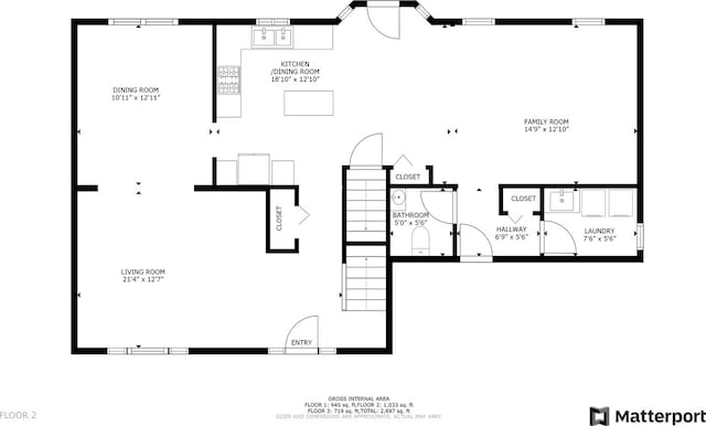 1312 Dorchester Dr, Mundelein, IL 60060 - view of floor plan / room layout