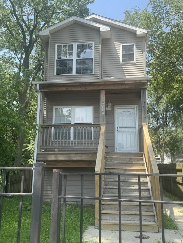 5812 S Marshfield Ave, Chicago, IL 60636 - view of front facade featuring stairway