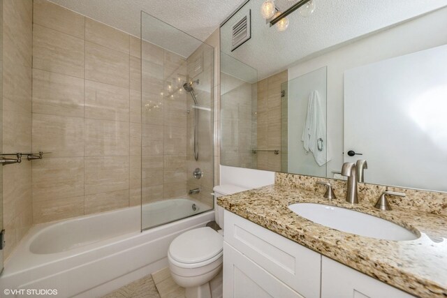 111 W Maple St Unit 2803, Chicago, IL 60610 - full bath with vanity, tub / shower combination, and a textured ceiling