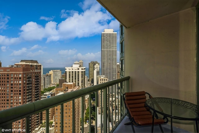 111 W Maple St Unit 2803, Chicago, IL 60610 - balcony with a view of city