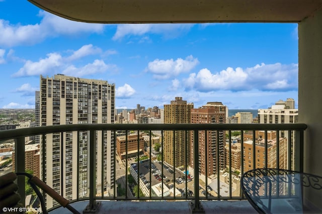 111 W Maple St Unit 2803, Chicago, IL 60610 - balcony featuring a city view