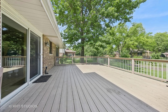 7769 Danbury Dr, Darien, IL 60561 - view of wooden terrace