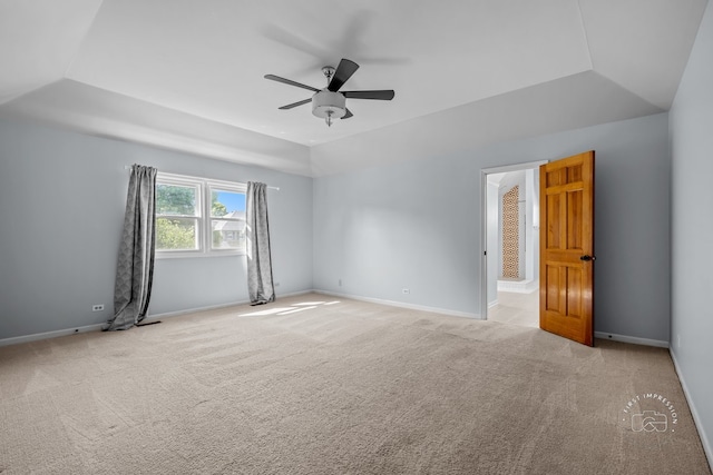 342 Dilorenzo Dr, Naperville, IL 60565 - spare room with a raised ceiling, ceiling fan, and carpet floors
