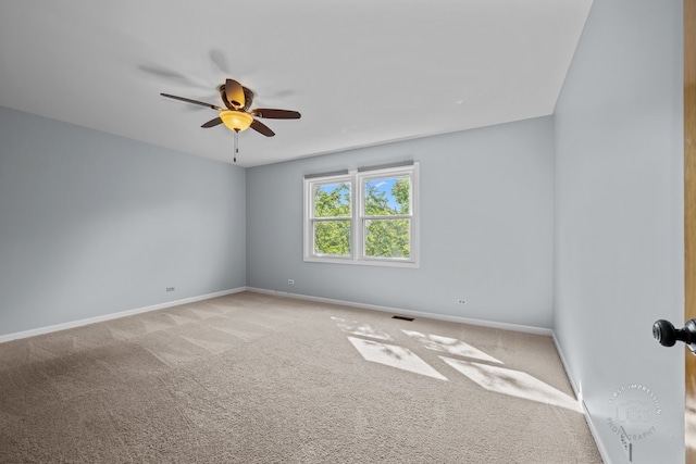 342 Dilorenzo Dr, Naperville, IL 60565 - spare room featuring a ceiling fan and carpet floors