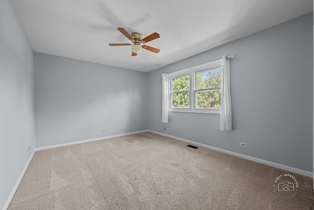 342 Dilorenzo Dr, Naperville, IL 60565 - spare room featuring ceiling fan and carpet floors