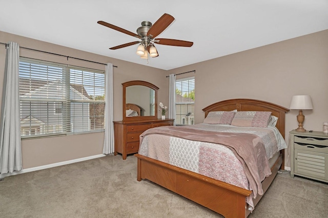 5011 Elmira Ct, Plainfield, IL 60586 - bedroom with light colored carpet and ceiling fan