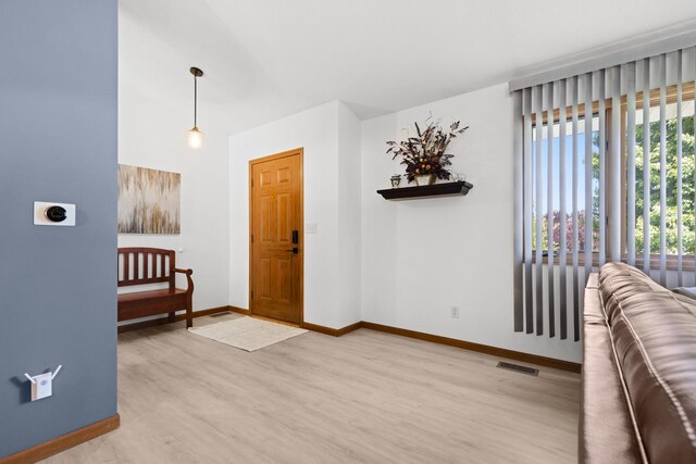 5555 Raspberry Trl, Rockford, IL 61114 - foyer entrance with light wood-style flooring and baseboards