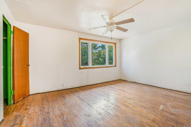 17 Michael Rd, Park Forest, IL 60466 - unfurnished room with wood-type flooring and ceiling fan