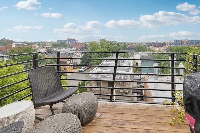 2511 W Moffat St Unit 501, Chicago, IL 60647 - balcony featuring a view of city