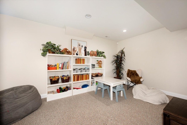 601 W Crockett Ave, Elmhurst, IL 60126 - game room with carpet flooring and recessed lighting