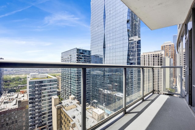 100 E 14th St Unit 2007, Chicago, IL 60605 - balcony featuring a city view