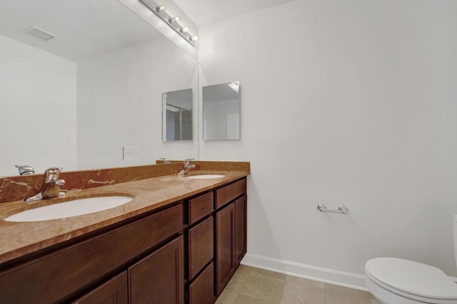 100 E 14th St Unit 2007, Chicago, IL 60605 - full bath with double vanity and tile patterned flooring