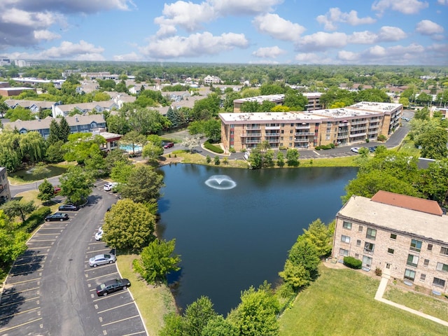 5550 Astor Ln Unit 214, Rolling Meadows, IL 60008 - bird's eye view of a large body of water
