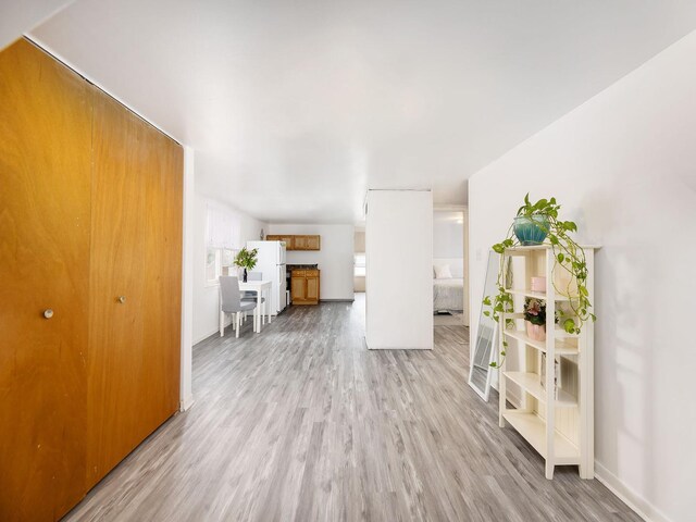 4130 N Oketo Ave, Norridge, IL 60706 - living area featuring light wood finished floors