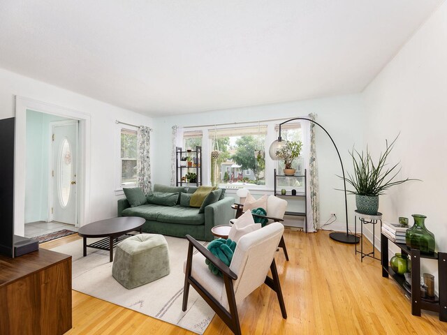 4130 N Oketo Ave, Norridge, IL 60706 - living area featuring light wood finished floors