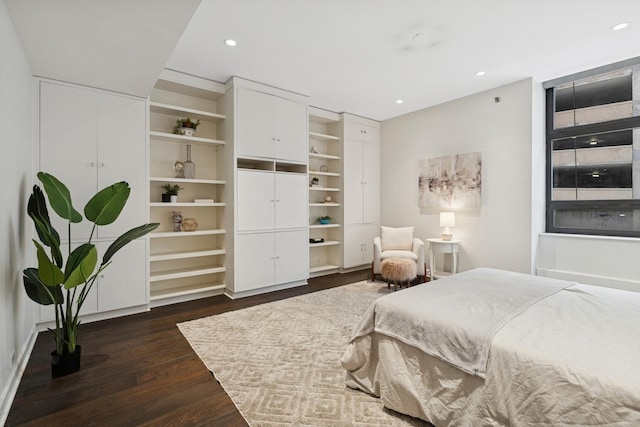 680 N Lake Shore Dr Unit 321, Chicago, IL 60611 - bedroom with dark wood-style flooring and recessed lighting