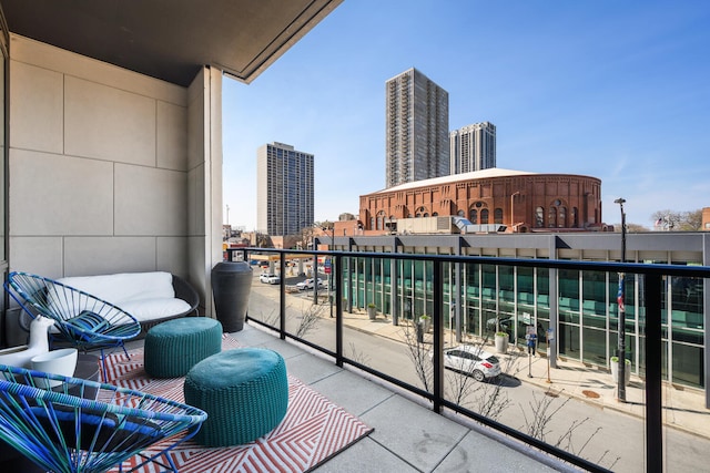 1550 N Clark St Unit 302, Chicago, IL 60610 - balcony with a city view