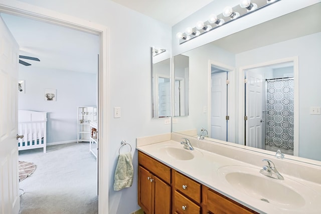 40 Open Pkwy N, Hawthorn Woods, IL 60047 - bathroom with double vanity