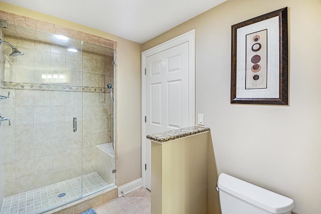 40 Open Pkwy N, Hawthorn Woods, IL 60047 - bathroom with a shower stall and tile patterned flooring